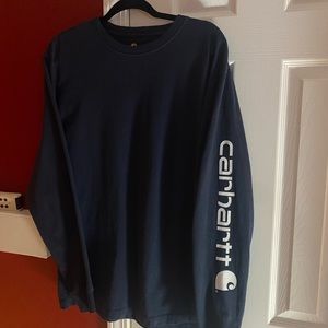 Medium Mens Carhartt LOOSE FIT HEAVYWEIGHT LONG-SLEEVE Logo GRAPHIC T-SHIRT